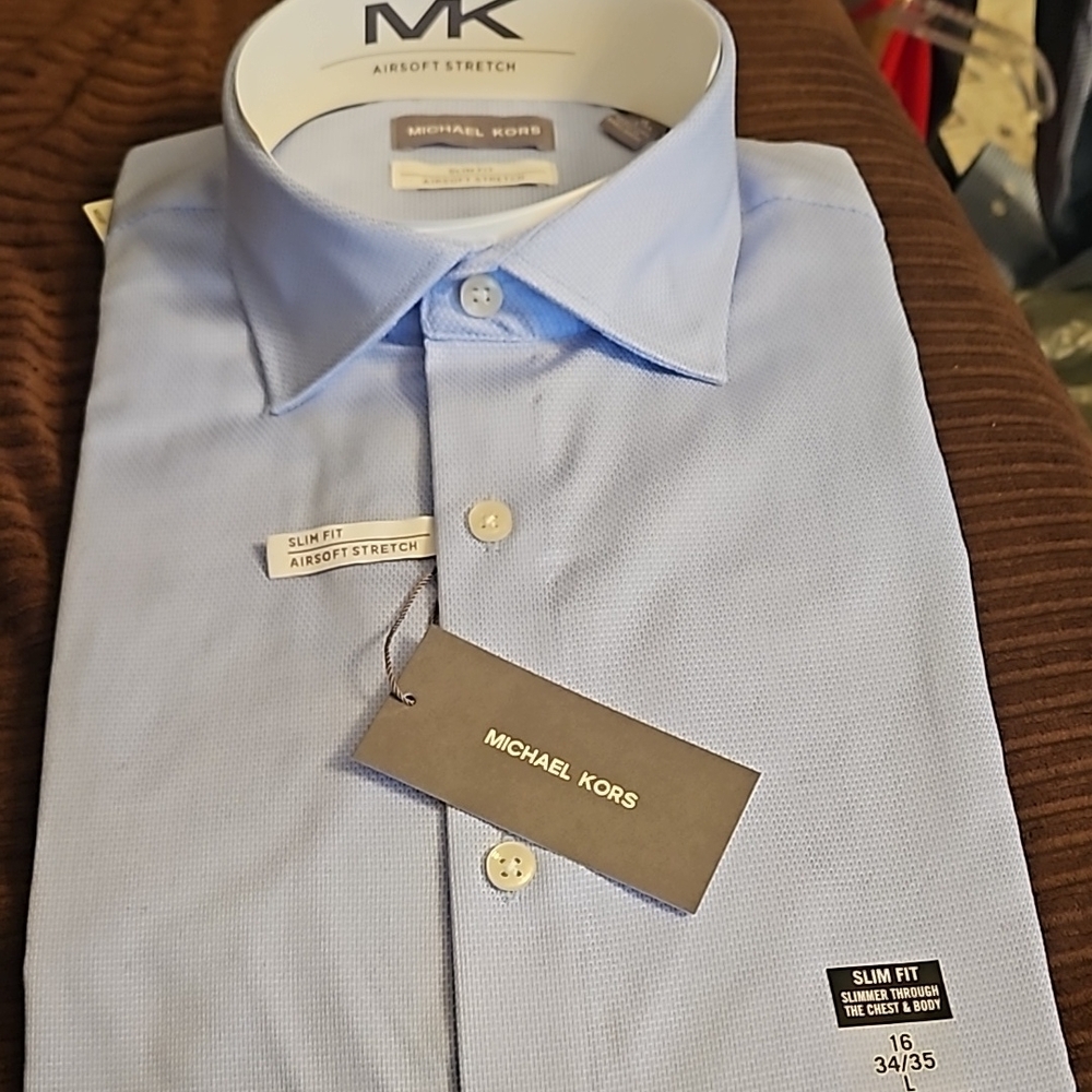 Michael Kors Light Blue Dress Shirt